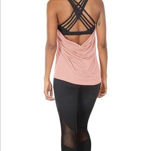 NWT icyzone Yoga Tops Workouts Clothes Activewear Built in Bra Tank